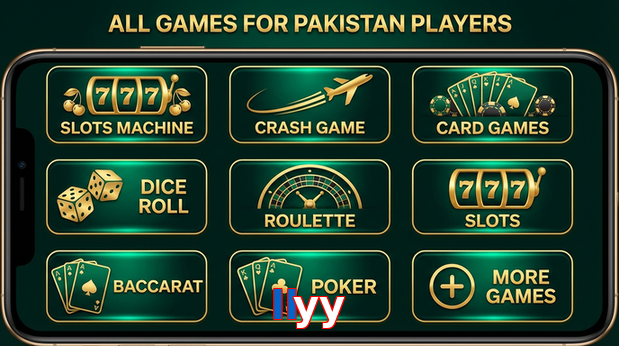 Main screen of Llyy games page for PK players
